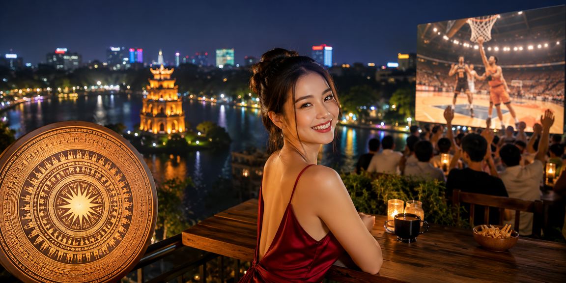 Người dùng Hà Nội theo dõi và đặt kèo thể thao điện tử tại quán cà phê