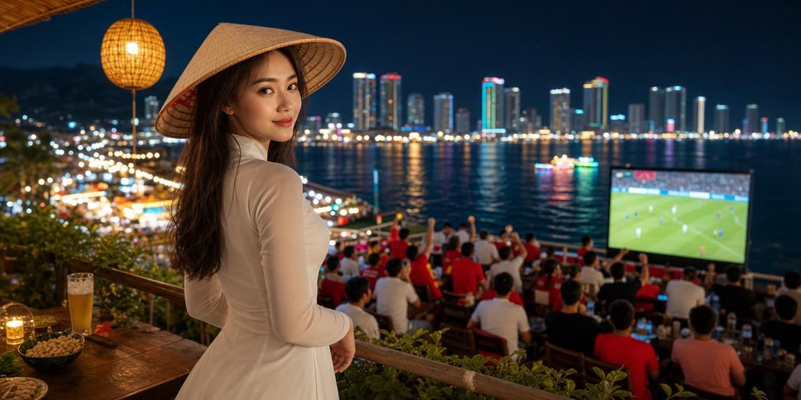 Không gian sòng cá cược casino trực tuyến Việt Nam với ánh đèn hiện đại